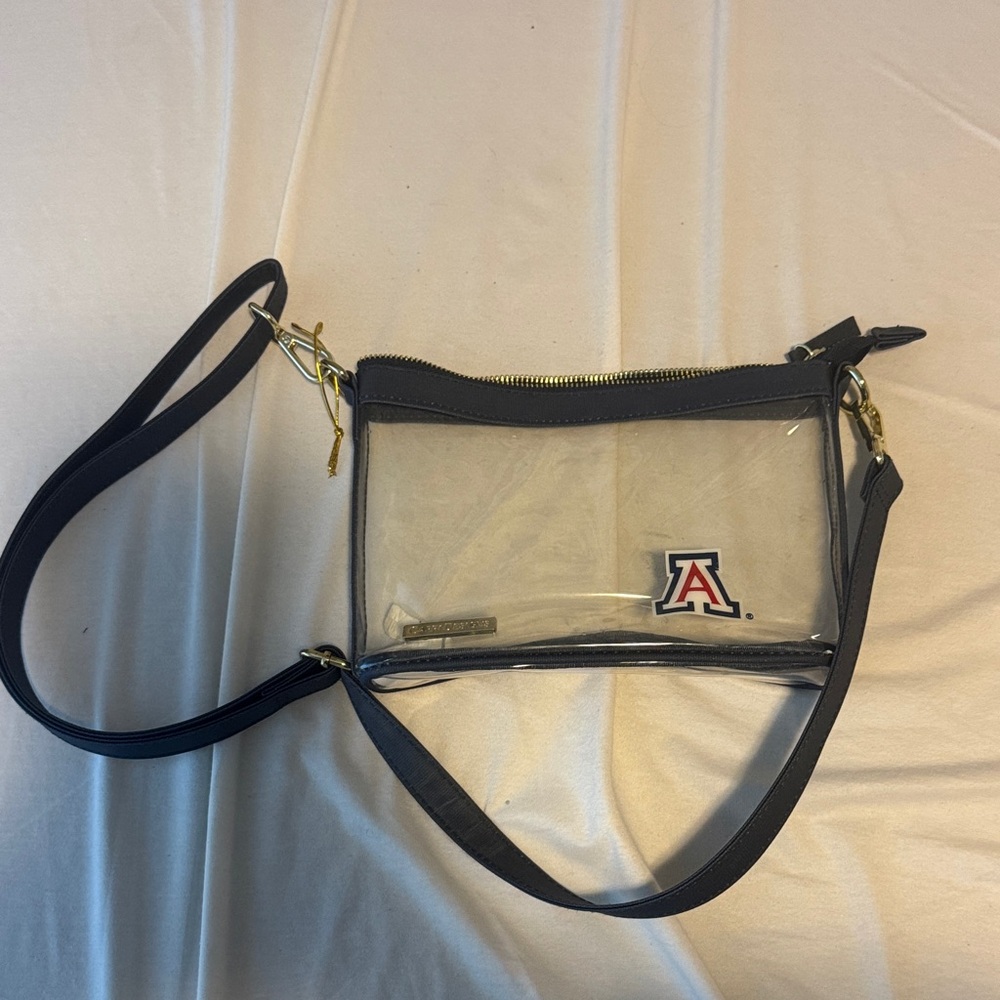 Uofarizona Clear Black Crossbody Bag